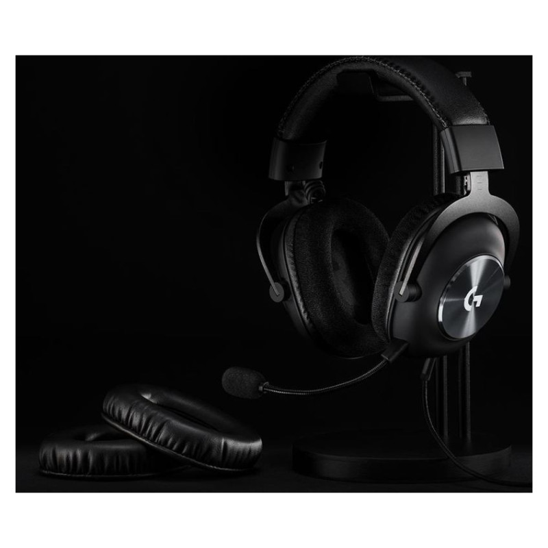 Logitech G PRO X Wired Gaming Headset - Blue Mic - BLACK - USB DAC