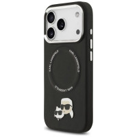 Karl Lagerfeld Karl & Choupette Pins MagSafe Case for iPhone 17 Pro Max - Black