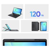 Dux Ducis Etui z klawiaturą Dux Ducis (DK series) na Samsung Tab S10 FE+ (Plus) z podświetleniem - czarna