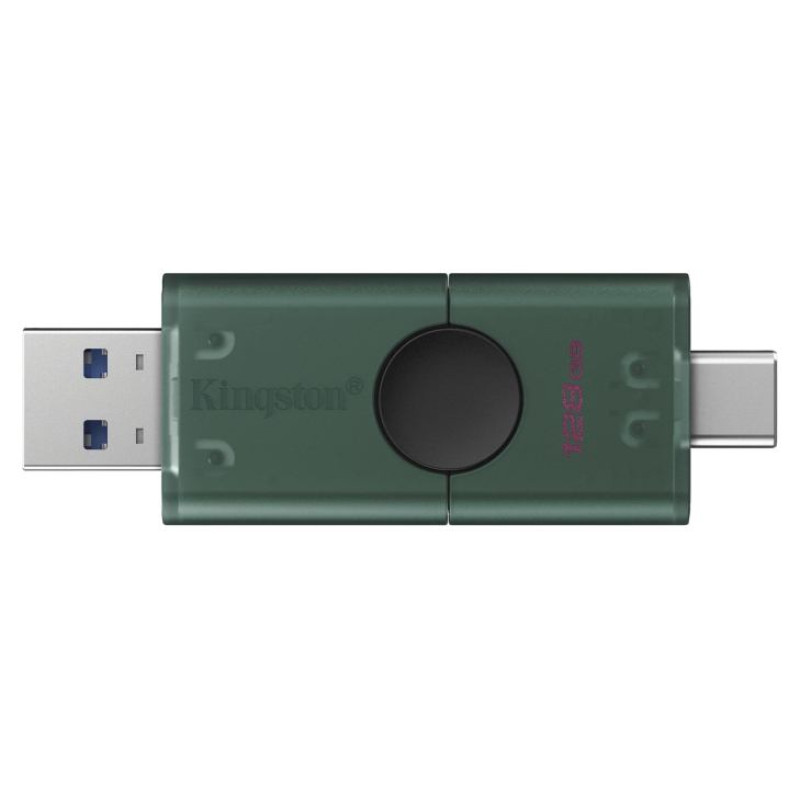 Kingston 256GB USB-A + USB-C 3.2 Gen 1 DataTraveler DuoG2