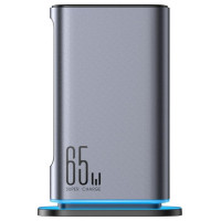 Joyroom Ładowarka Joyroom JR-TCM02 GaN 65W stacja ładująca 4xUSB-C 2xUSB-A wtyczka UK - szara