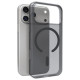 Puro Daylight Magsafe Compatible Silicone Case for iPhone 17 Pro - Translucent Black