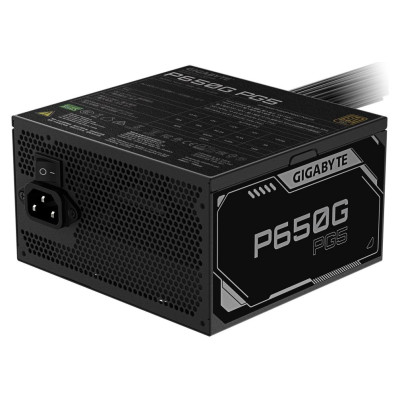 Gigabyte Power Supply|GIGABYTE|GP-P650G PG5|ATX 3.1|650 Watts|Efficiency 80 PLUS GOLD|PFC Active|MTBF 100000 hours|GP-P650GPG5