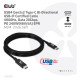 Club3D CABLE USB-C TO USB-C 2M/M/M CAC-1575 CLUB3D