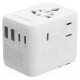 Gembird POWER ADAPTER TRAVEL 70W/WHITE TPA-2A3C70-01-W GEMBIRD