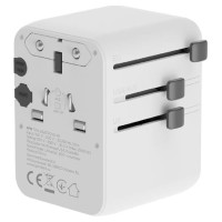 Gembird POWER ADAPTER TRAVEL 70W/WHITE TPA-2A3C70-01-W GEMBIRD