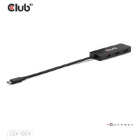 Club3D I/O HUB USB-C HDMI TRIPLE/CSV-1554 CLUB3D