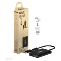 Club3D I/O ADAPTER USB-C TO HDMI/VGA/CSV-1611 CLUB3D