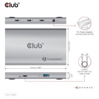 Club3D I/O HUB 5IN1 THUNDERBOLT/CSV-1580 CLUB3D