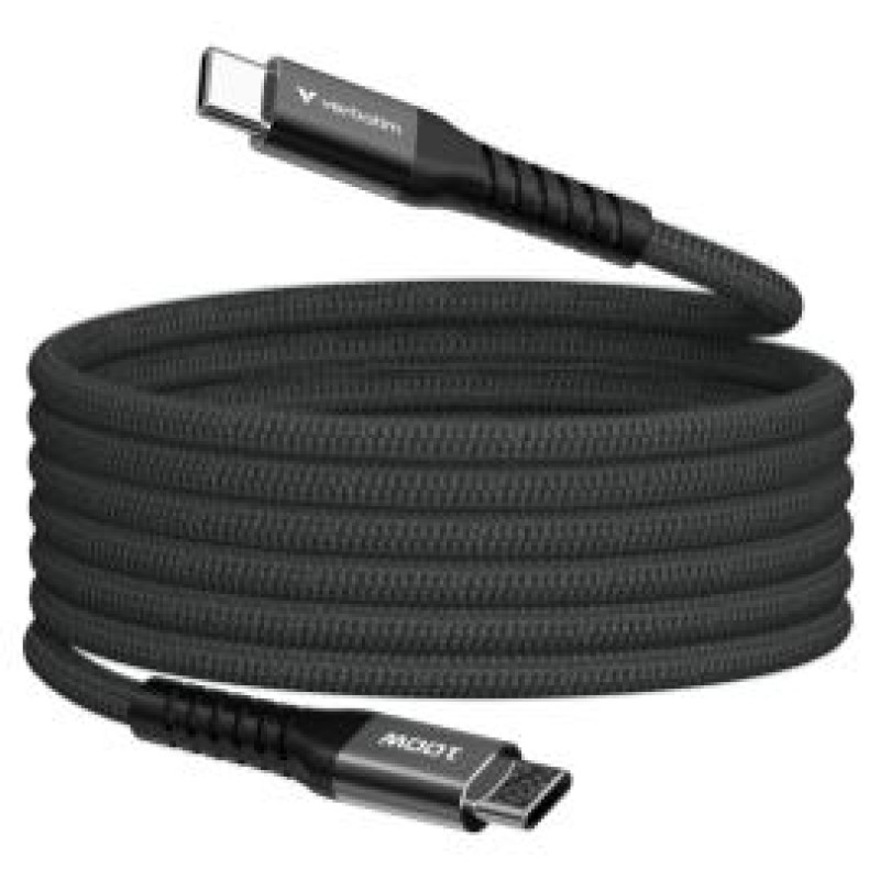 Verbatim Kabelis Verbatim Sync&Charge Magnetic Cable 100W 120cm