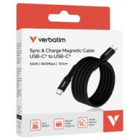 Verbatim Kabelis Verbatim Sync&Charge Magnetic Cable 100W 120cm