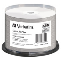 Verbatim Matricas CD-R Verbatim 700MB 1x-52x DataLifePlus 50 Pack Spindle