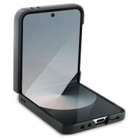 Guess Leather 4G Metal Logo Case for Samsung Galaxy Z Flip 6 - Black