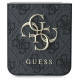 Guess Leather 4G Metal Logo Case for Samsung Galaxy Z Flip 6 - Black
