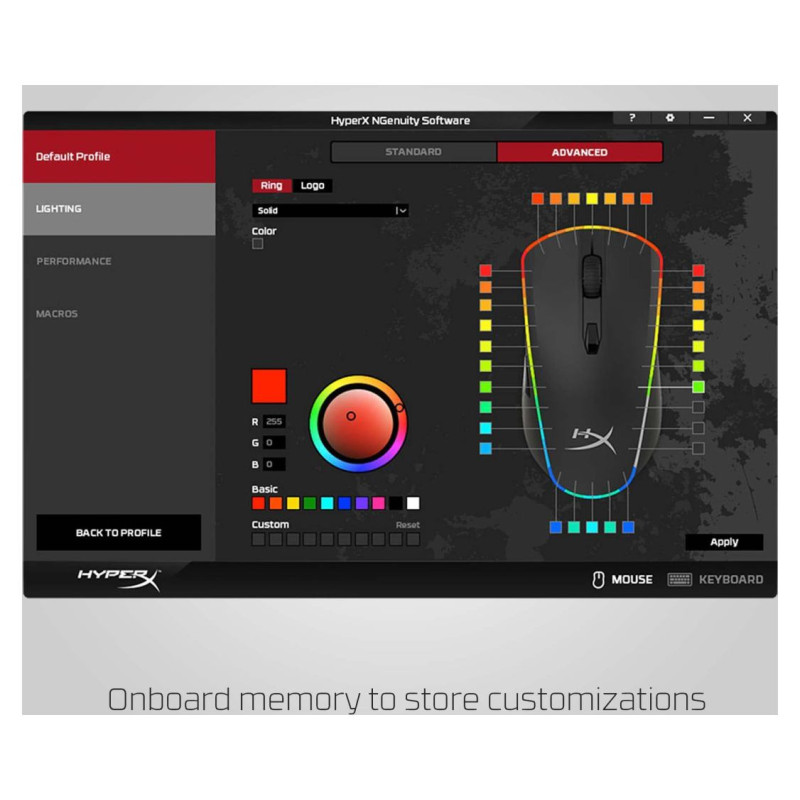 Hyperx MOUSE USB OPTICAL PULSEFIRE/SURGE HX-MC002B HYPERX