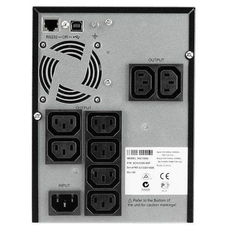 Eaton UPS|EATON|700 Watts|1000 VA|Wave form type Sinewave|LineInteractive|Desktop/pedestal|5SC1000I