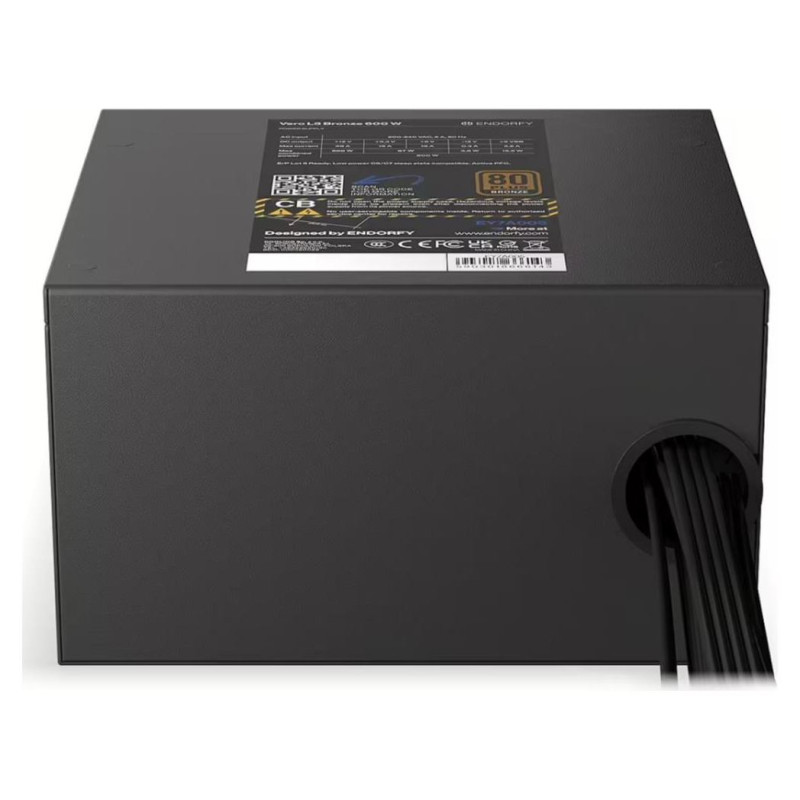 Endorfy Power Supply|ENDORFY|Vero L5 Bronze 600 W|600 Watts|Efficiency 80 PLUS BRONZE|MTBF 80000 hours|EY7A005