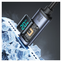 Joyroom Prism Series A16 Lightning / USB-C PD 20W 1.2m cable - black