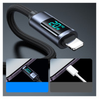 Joyroom Prism Series A16 Lightning / USB-C PD 20W 1.2m cable - black