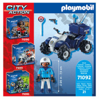 Playmobil Policija – Ātrgaitas kvadracikls 71092
