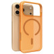 Puro Daylight Magsafe Compatible Silicone Case for iPhone 17 Pro Max - Translucent Orange