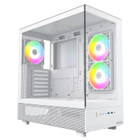 Montech Case|MONTECH|XR|MidiTower|Not included|ATX|MicroATX|MiniITX|Colour White|XR(W)