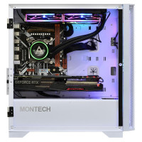 Montech Case|MONTECH|AIR 100 ARGB|MidiTower|Not included|MicroATX|MiniITX|Colour White|AIR100ARGB(W)
