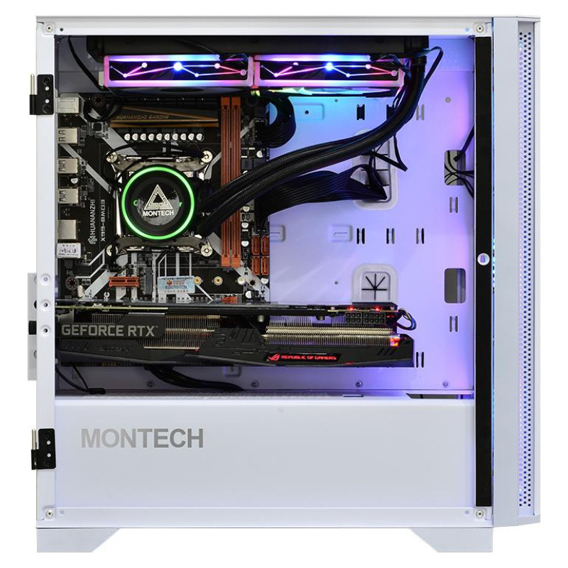 Montech Case|MONTECH|AIR 100 ARGB|MidiTower|Not included|MicroATX|MiniITX|Colour White|AIR100ARGB(W)
