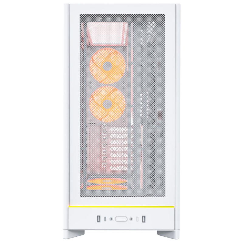 Montech Case|MONTECH|HS01 PRO|MidiTower|Case product features Removeable HDD basket/Transparent panel|Not included|ATX|MicroATX|MiniITX|Colour White|HS01PRO(W)