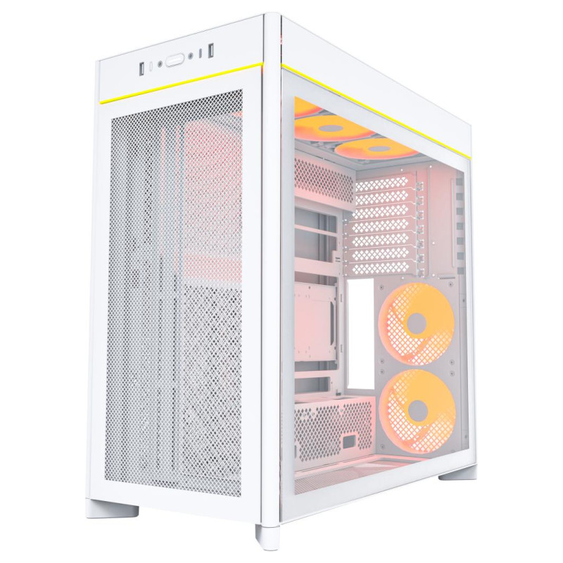 Montech Case|MONTECH|HS01 PRO|MidiTower|Case product features Removeable HDD basket/Transparent panel|Not included|ATX|MicroATX|MiniITX|Colour White|HS01PRO(W)