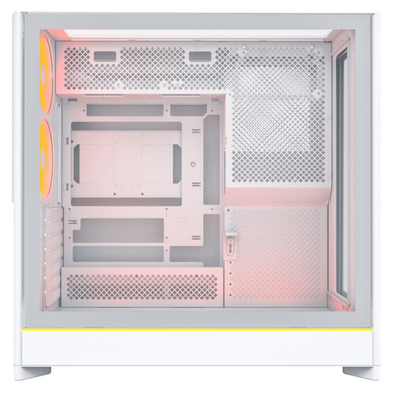 Montech Case|MONTECH|HS01 PRO|MidiTower|Case product features Removeable HDD basket/Transparent panel|Not included|ATX|MicroATX|MiniITX|Colour White|HS01PRO(W)