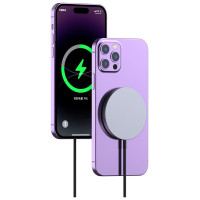 Dudao MagSafe 15W inductive charger - black