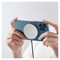 Dudao MagSafe 15W inductive charger - black