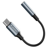 Wozinsky WACM-01 USB-C Adapter - 3.5mm Mini Jack - Black