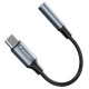Wozinsky WACM-01 USB-C Adapter - 3.5mm Mini Jack - Black