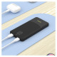 Dudao Powerbank Dudao K10 10000mAh 2.4A 2 x USB-A - black