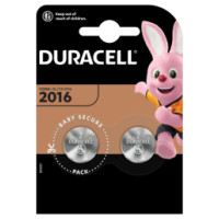 Duracell Baterijas Duracell CR2016 2 pack