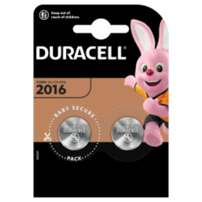 Duracell Baterijas Duracell CR2016 2 pack