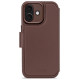 Decoded Leather Detachable Wallet MagSafe case for iPhone 17 - brown