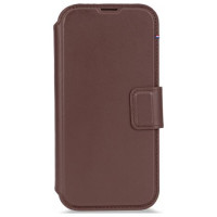 Decoded Leather Detachable Wallet MagSafe case for iPhone 17 - brown