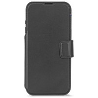Decoded Leather Detachable Wallet MagSafe case for iPhone 17 Pro - black