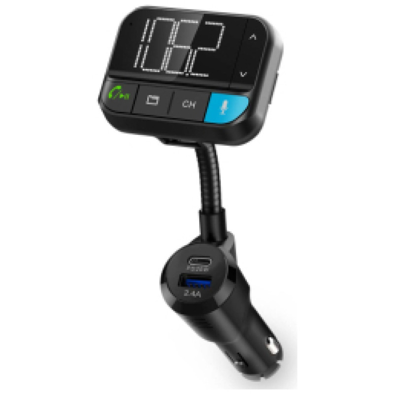 Nedis FM modulators Nedis Car FM transmitter Gooseneck PD 20w