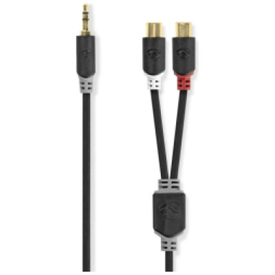Nedis Adapteris Nedis 3.5mm M - 2x RCA F 0.2m