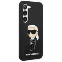 Karl Lagerfeld Silicone Ikonik Case for Samsung Galaxy S23+ - Black