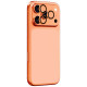 Amazingthing Camera Glass Protector for iPhone 17 Pro / Pro Max - with Orange Frame