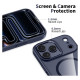 Tech-Protect MagMat MagSafe Case for iPhone 17 Pro - Transparent Navy Blue