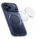 Tech-Protect Magpeak Magsafe CC Case for iPhone 17 Pro Max - Matte Navy Blue