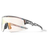 Rockbros Cycling Glasses Photochromic, with UV Protection and Corrective Insert - Transparent Black