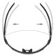 Rockbros Cycling Glasses Photochromic, with UV Protection and Corrective Insert - Transparent Black