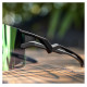 Rockbros Cycling Glasses Photochromic, with UV Protection and Corrective Insert - Transparent Black